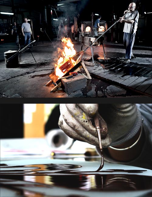 Vetro soffiato a bocca