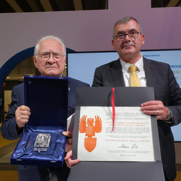 Albano Poli,Mastro dell'arte della Pietra