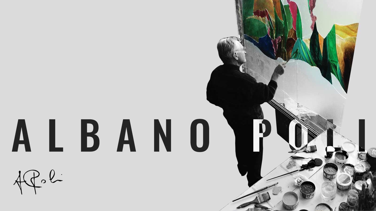 Albano Poli , artista e fondatore Progetto Arte Poli