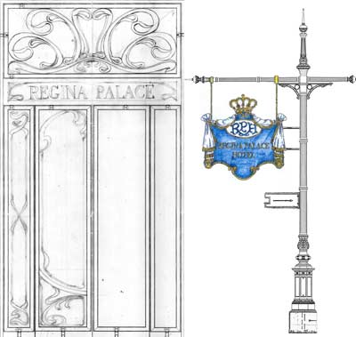 Production of the wrought iron decorations