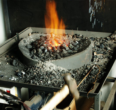 Production of the wrought iron decorations