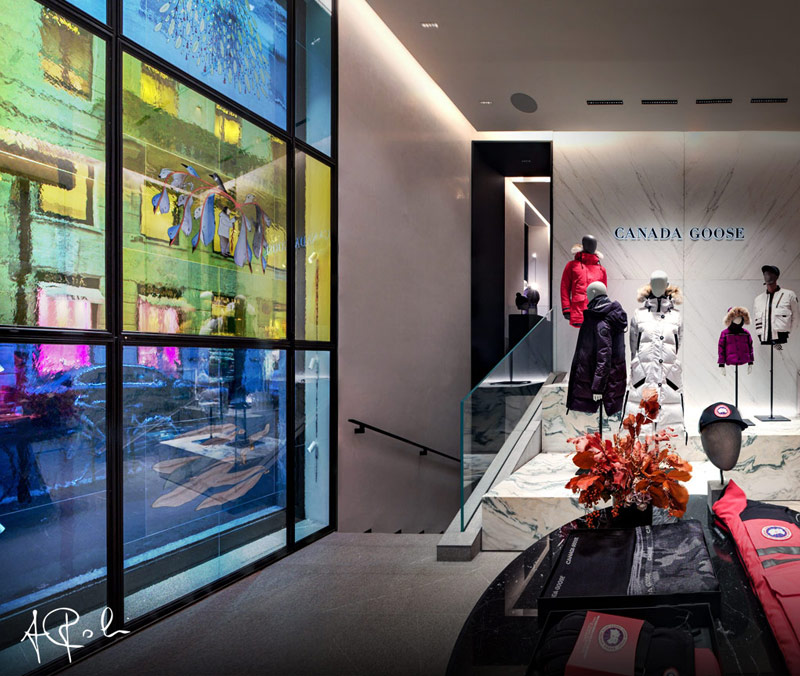 Arte Poli - Vetrata artistica in vetro soffiato