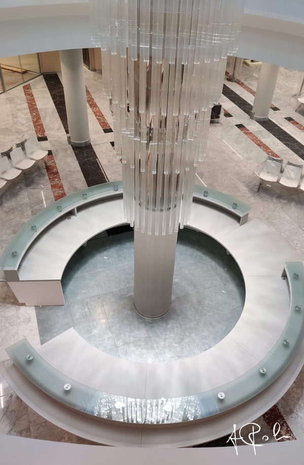 Arte Poli - Vetrata artistica in vetro soffiato