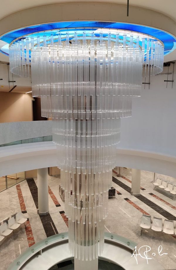 Arte Poli - Vetrata artistica in vetro soffiato