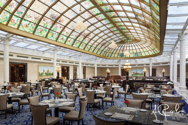 Soffitto a cupola in vetro soffiato