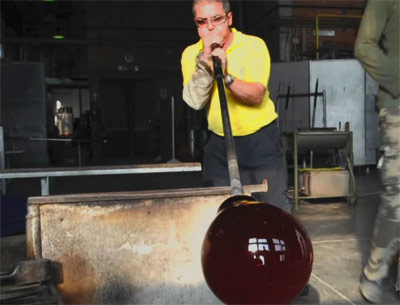 Glass blowing