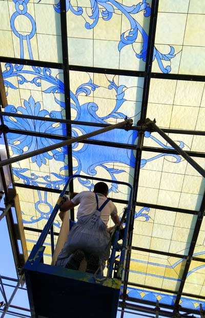 Structure was built in the art studio