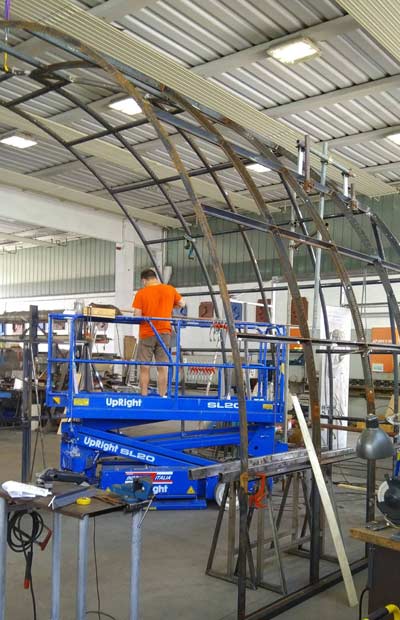 Making of supporting structure