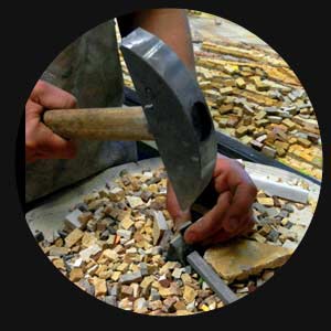 Preparation of the pieces