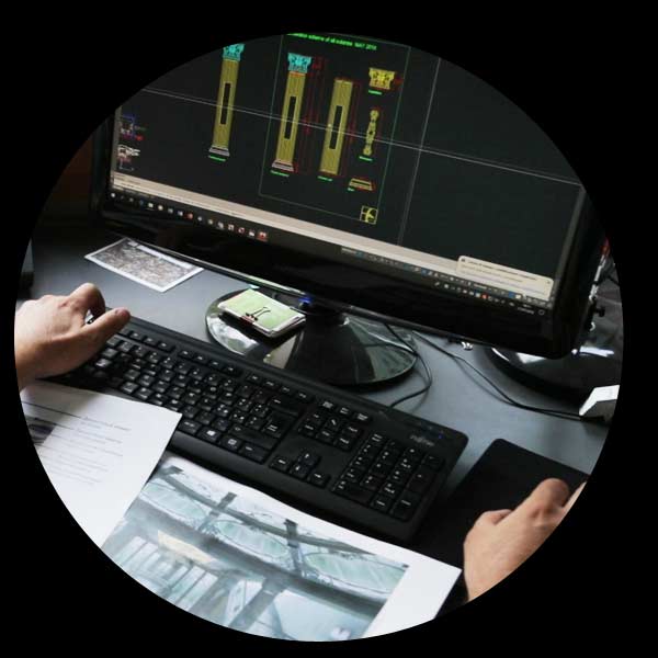 Le diverse professionalità presenti in Progetto Arte Poli, architetti, designer, ingegneri e tecnici,